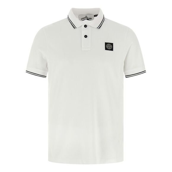 Stone Island Men Polo Logo Patch